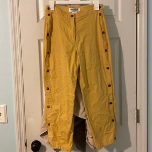 Thrifted Yellow Button Pants